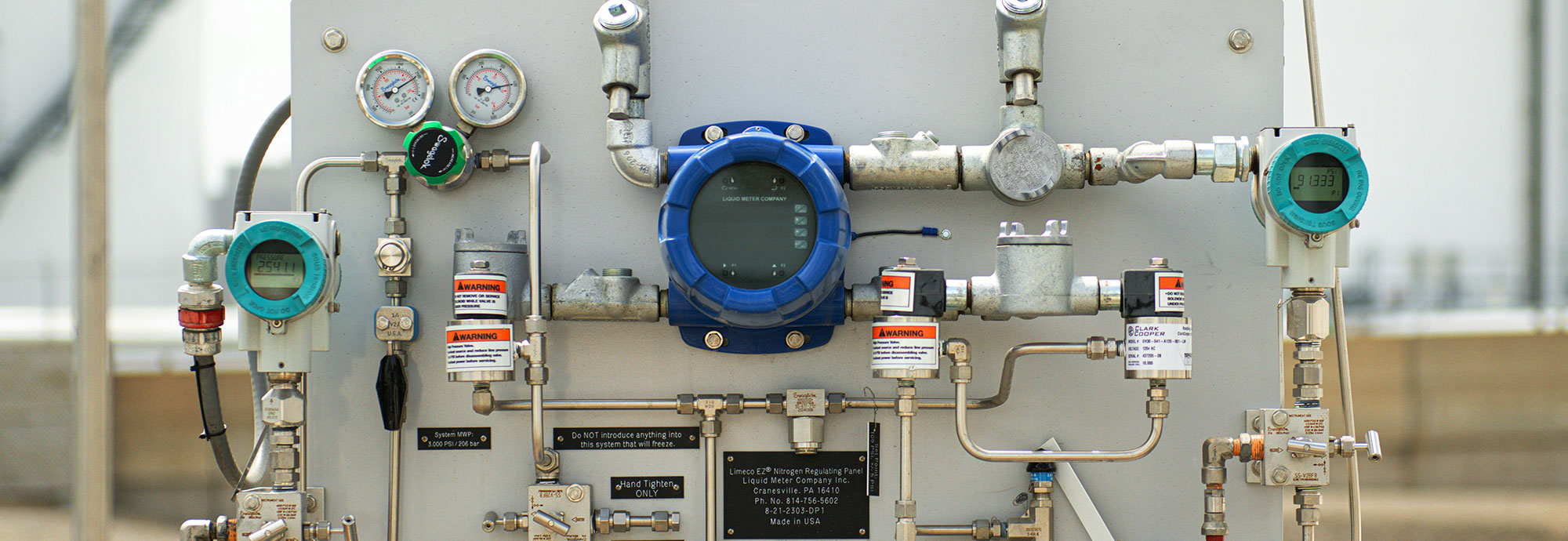 Pipeline instrumentation gauges.